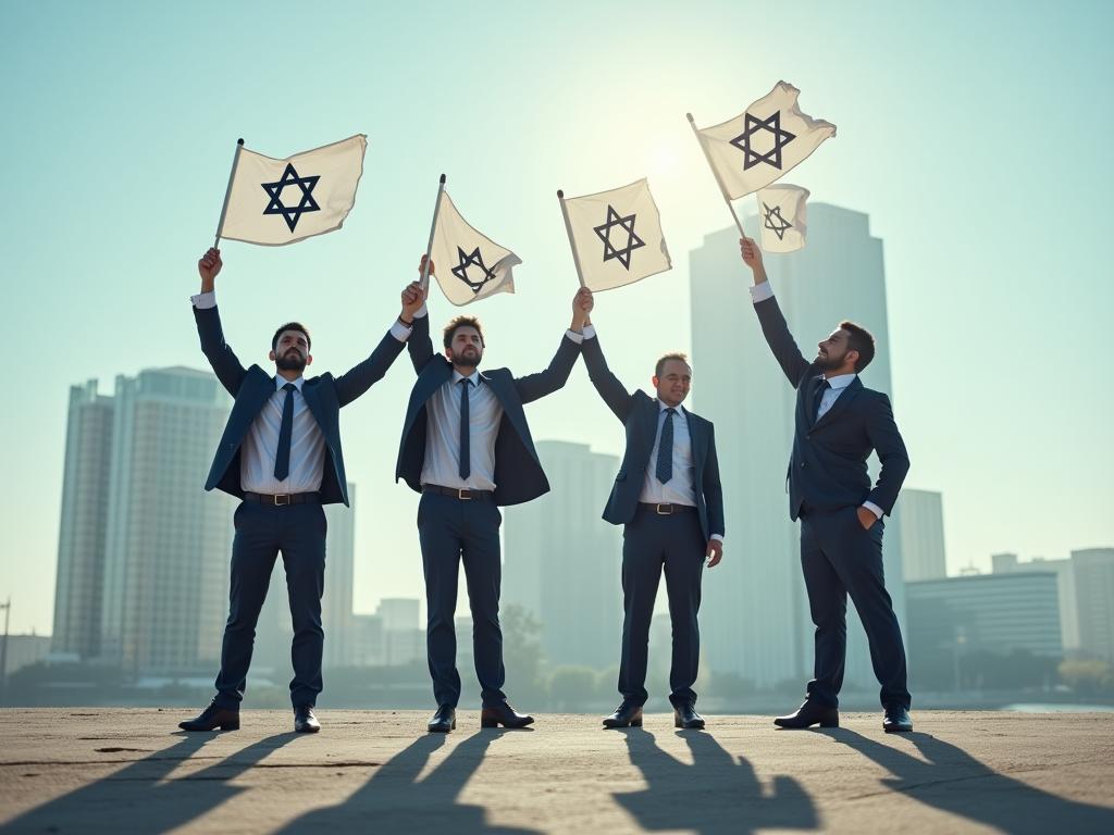 Image of a team of financial advisors working together, symbolizing collaboration and financial planning. Keywords: financial advisors, teamwork, financial planning, investment strategy, freedom