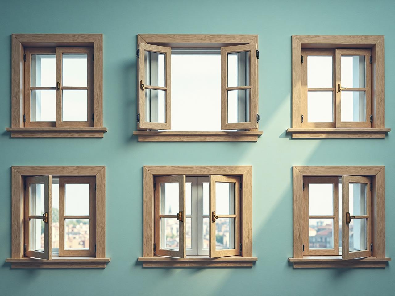 Multiple open windows with different creative projects visible through each one, symbolizing the open windows method for boosting creativity and inspiration.