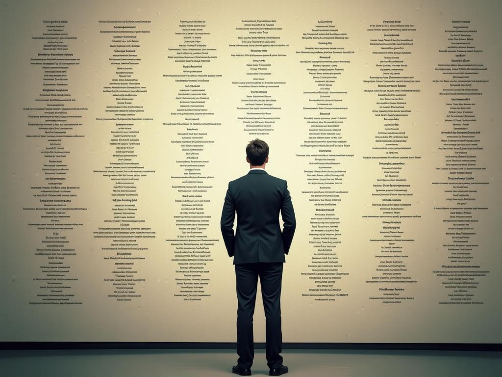 A person standing in front of a large wall of options, looking overwhelmed, with the title of the article overlaid.